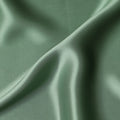 Sage Green Premium Pure Silk Satin Fabric with Smooth Lustrous Finish and Elegant Fluidity, 110 Cms Width, Made in China-D25924