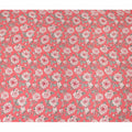 Pink Floral Pure Silk Crepe Fabric 110cm - 1104836