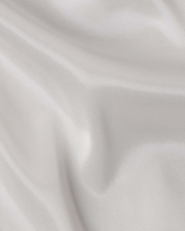 Ivory Premium Pure Silk Lame Fabric 110 Cms Width, France-D25460