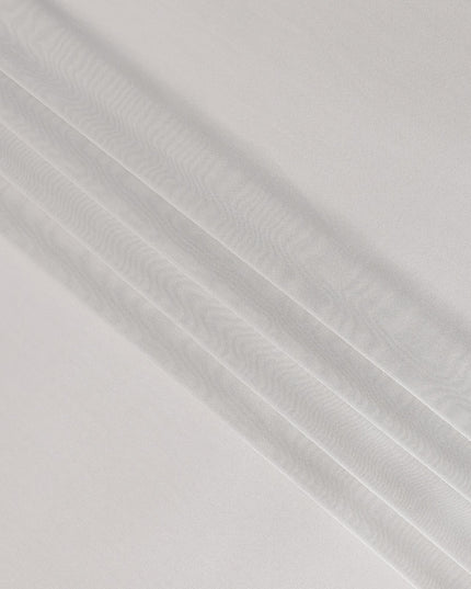 Ivory Premium Pure Silk Lame Fabric 110 Cms Width, France-D25460