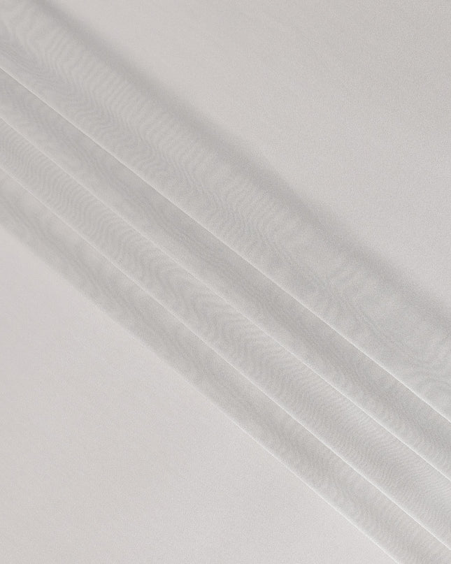 Ivory Premium Pure Silk Lame Fabric 110 Cms Width, France-D25460