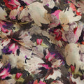 Multicolor Abstract Floral Jacquard Viscose Crepe 110cm