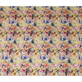 Yellow Tropical Floral Jacquard Viscose Crepe 110cm