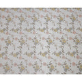 قماش قطني فيسكوز مطبوع عليه زهور رمادي فاتح، عرض 110 سم، الهند - D24822
