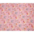 Pink Multicolor Floral Printed Viscose Cotton Fabric, 110 Cms Width, India-D24825