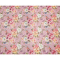 Pink Multicolor Floral Printed Viscose Cotton Fabric, 110 Cms Width, India-D24827