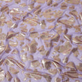Lavender Floral Pattern Silk Chiffon Fabric with Metallic Lurex, 110 Cms, South Korea-D25503