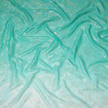 Aqua Green Silk Chiffon Fabric with Metallic Lurex, 110 Cms Width, South Korea-D24813