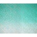 Aqua Green Silk Chiffon Fabric with Metallic Lurex, 110 Cms Width, South Korea-D24813