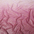 Pink Silk Chiffon Fabric with Metallic Lurex, 110 Cms Width, South Korea-D24814