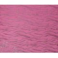 Pink Wave Pattern Silk Chiffon Fabric with Metallic Lurex, 110 Cms, South Korea-D25495