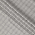 Light Grey Premium Italian Blended Wool Suiting Fabric, 3.75 Mtrs with 150 Cms Width, Imported from Italy-D25446