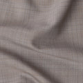 Brown Premium Italian Blended Wool Suiting Fabric, 3.75 Mtrs with 150 Cms Width, Imported from Italy-D25444