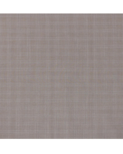 Brown Premium Italian Blended Wool Suiting Fabric, 3.75 Mtrs with 150 Cms Width, Imported from Italy-D25444