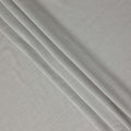 Light Grey Solid Wrinkle Texture Poly Georgette Fabric Soft Flowy Lightweight Design 150 Cms Width Made in Japan-D27456