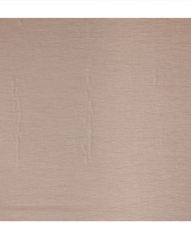 Warm Taupe Solid Wrinkle Texture Poly Georgette Fabric Soft Flowy Lightweight Design 150 Cms Width Made in Japan-D27455