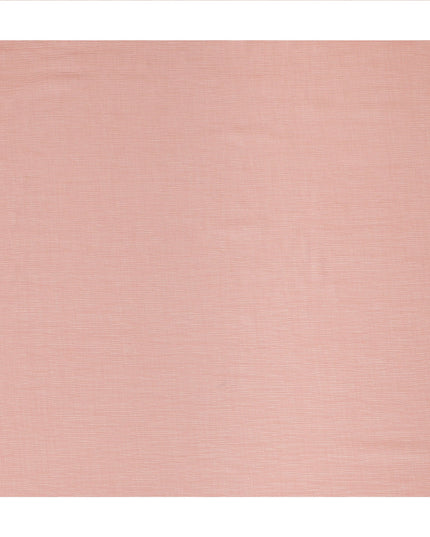 Peach Pink Solid Wrinkle Texture Poly Georgette Fabric Soft Flowy Lightweight Design 150 Cms Width Made in Japan-D27454