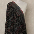 Black Premium Kashmiri Pashmina Shawl 225X80 CMS Width, India-D26963 - Regal Fabrics