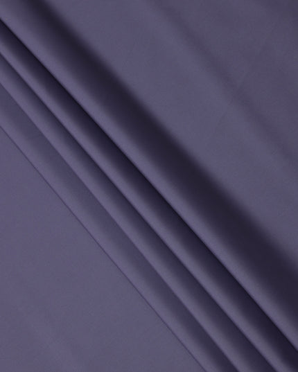 Deep Purple Plain Italian 100% Cotton Shirting Fabric, 150 Cms, Italy-D24941