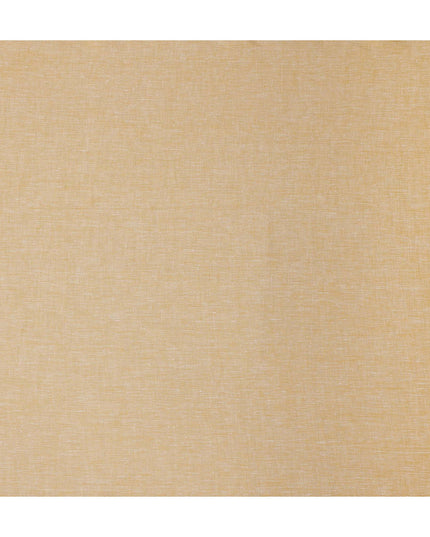 Yellow Linen Yarn Dyed Fabric India 150cm
