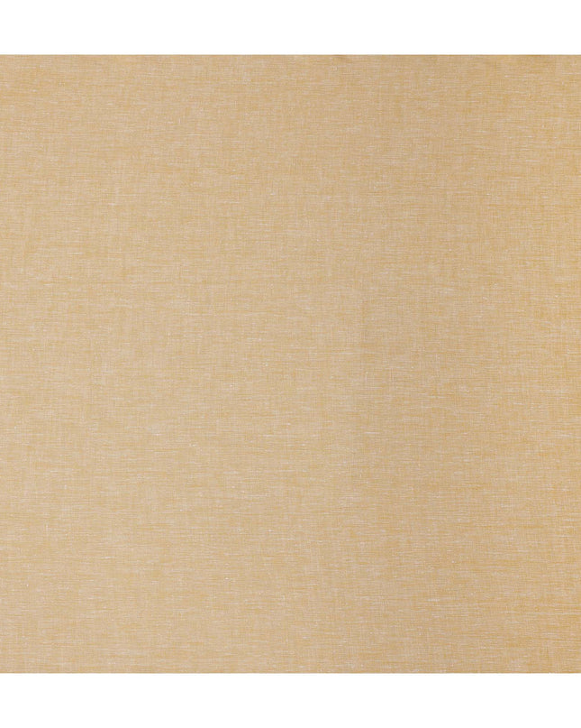 Yellow Linen Yarn Dyed Fabric India 150cm