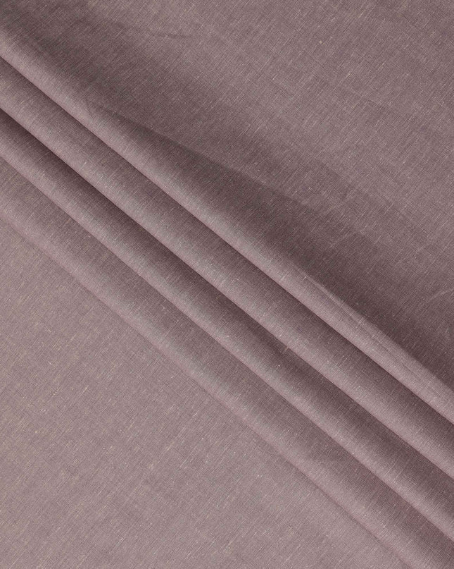 Mauve Pink Linen Yarn Dyed Fabric India 150cm