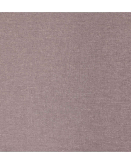 Mauve Pink Linen Yarn Dyed Fabric India 150cm