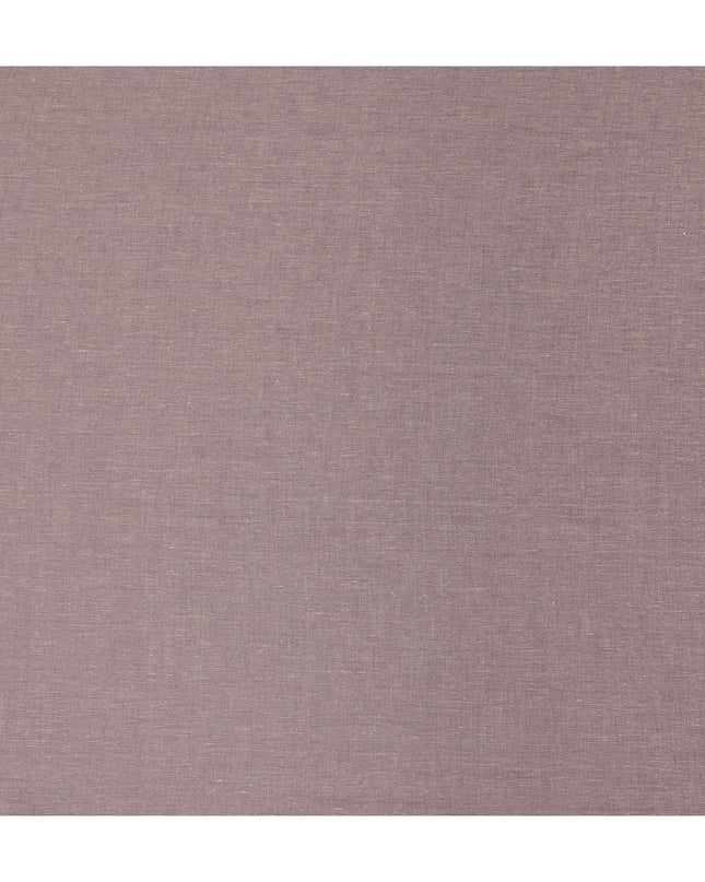 Mauve Pink Linen Yarn Dyed Fabric India 150cm