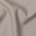 قماش كتان بيج مخلوط بتصميم سادة، عرض 140 سم، الهند - D25545