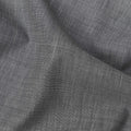 قماش كتان رمادي داكن مخلوط بتصميم سادة، عرض 140 سم، الهند - D25546