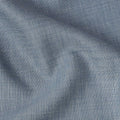 قماش كتان أزرق فولاذي مخلوط بتصميم سادة، عرض 140 سم، الهند - D25544