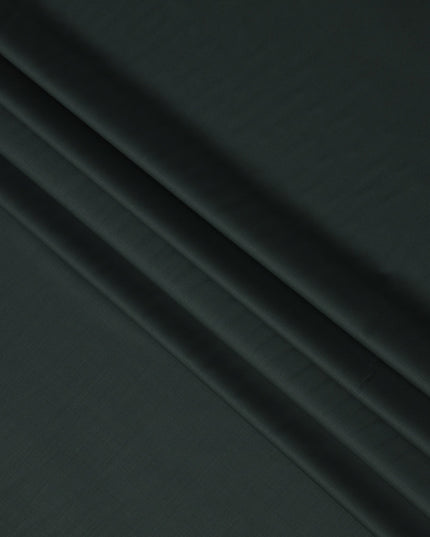 Forest Green Solid Italian Wool Suiting Fabric, 150 Cms, Italy-D25142