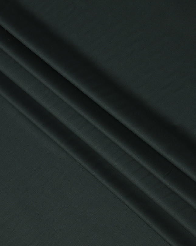 Forest Green Solid Italian Wool Suiting Fabric, 150 Cms, Italy-D25142