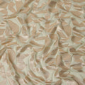 Sage Green Abstract Pattern Silk Chiffon Fabric with Metallic Lurex, 110 Cms, South Korea-D25506