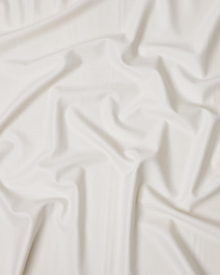 Ivory Premium Super 120’s Italian Wool Suiting Fabric, Width 150 cms, 3.50 Mtrs Cut, Made in India-D26791