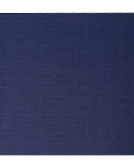 Super 130 Blue Italian Wool Suiting Fabric 150cm