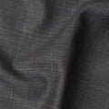 Super 130 Charcoal Italian Wool Suiting Fabric 150cm