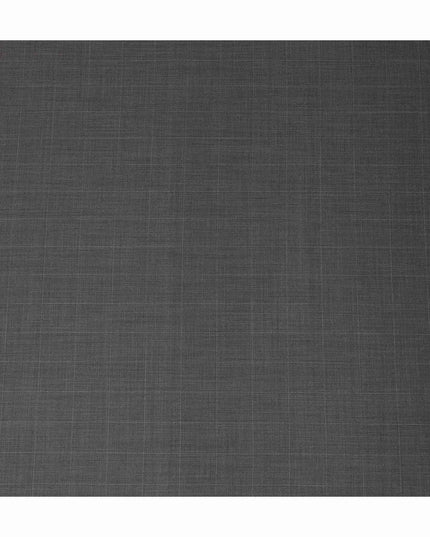 Super 130 Charcoal Italian Wool Suiting Fabric 150cm