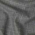 Super 120 Grey Italian Wool Suiting Fabric 150cm