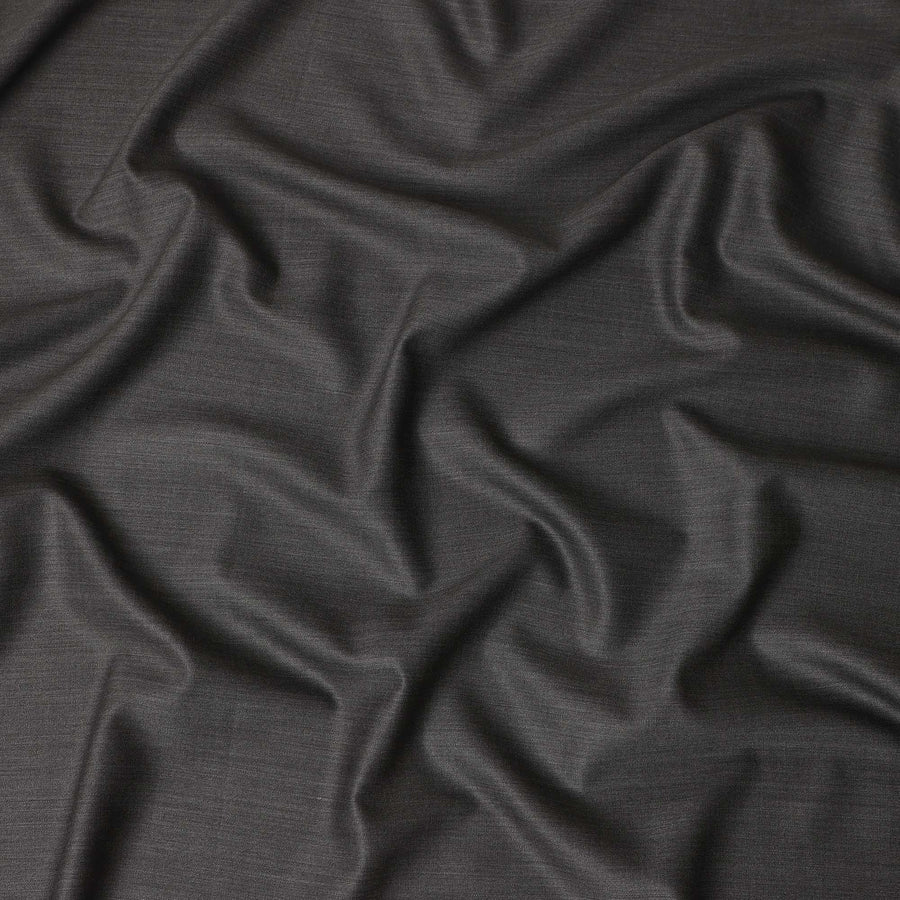 Super 150 Grey Italian Wool Suiting Fabric 150cm