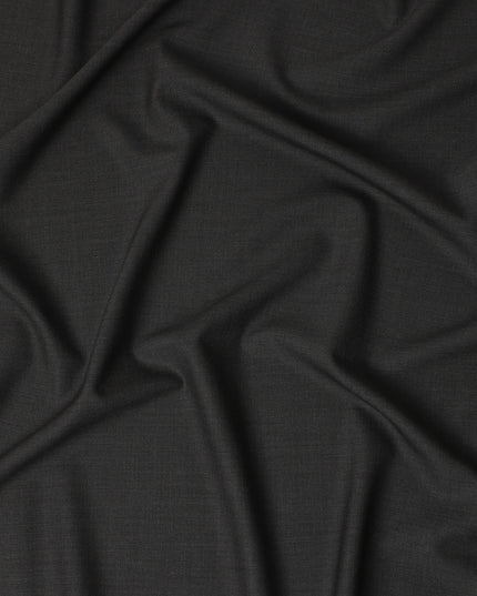 Super 150 Charcoal Italian Wool Suiting Fabric 150cm