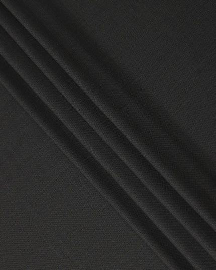 Super 150 Charcoal Italian Wool Suiting Fabric 150cm