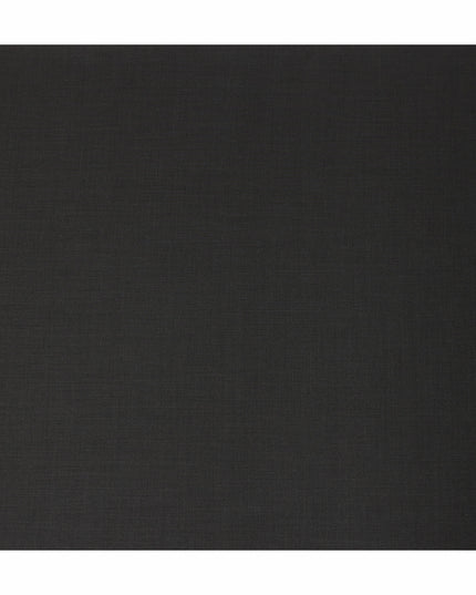 Super 150 Charcoal Italian Wool Suiting Fabric 150cm