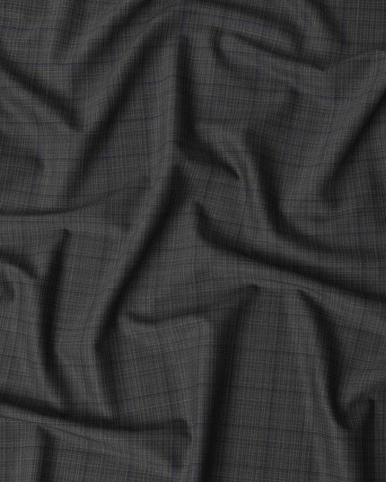 Super 120 Grey Italian Wool Suiting Fabric 150cm