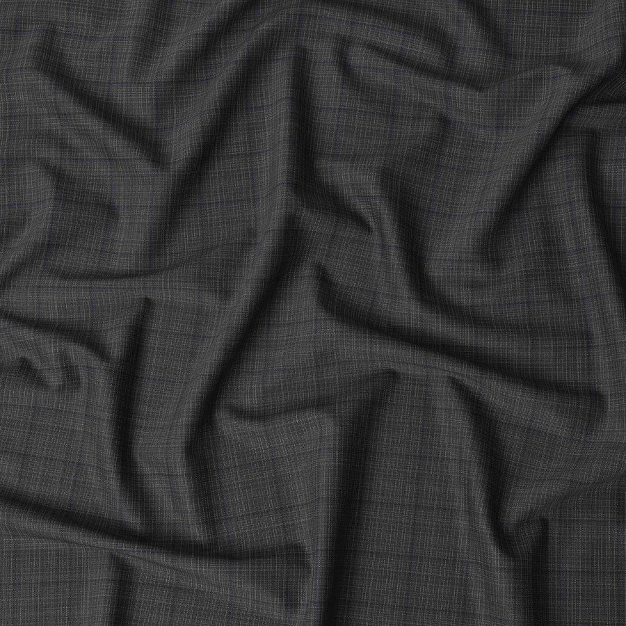 Super 120 Grey Italian Wool Suiting Fabric 150cm