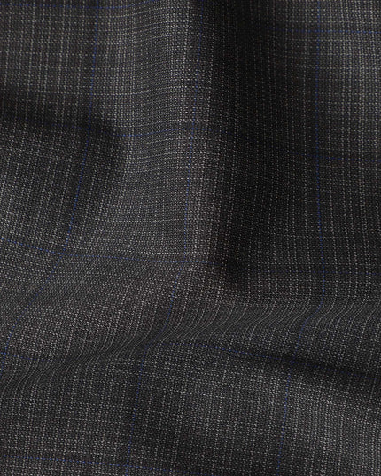 Super 120 Grey Italian Wool Suiting Fabric 150cm