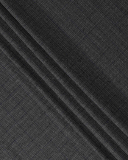 Super 120 Grey Italian Wool Suiting Fabric 150cm