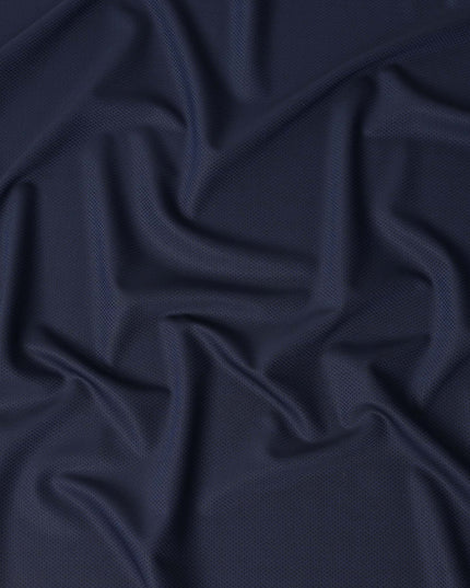 Super 130 Blue Italian Wool Suiting Fabric 150cm