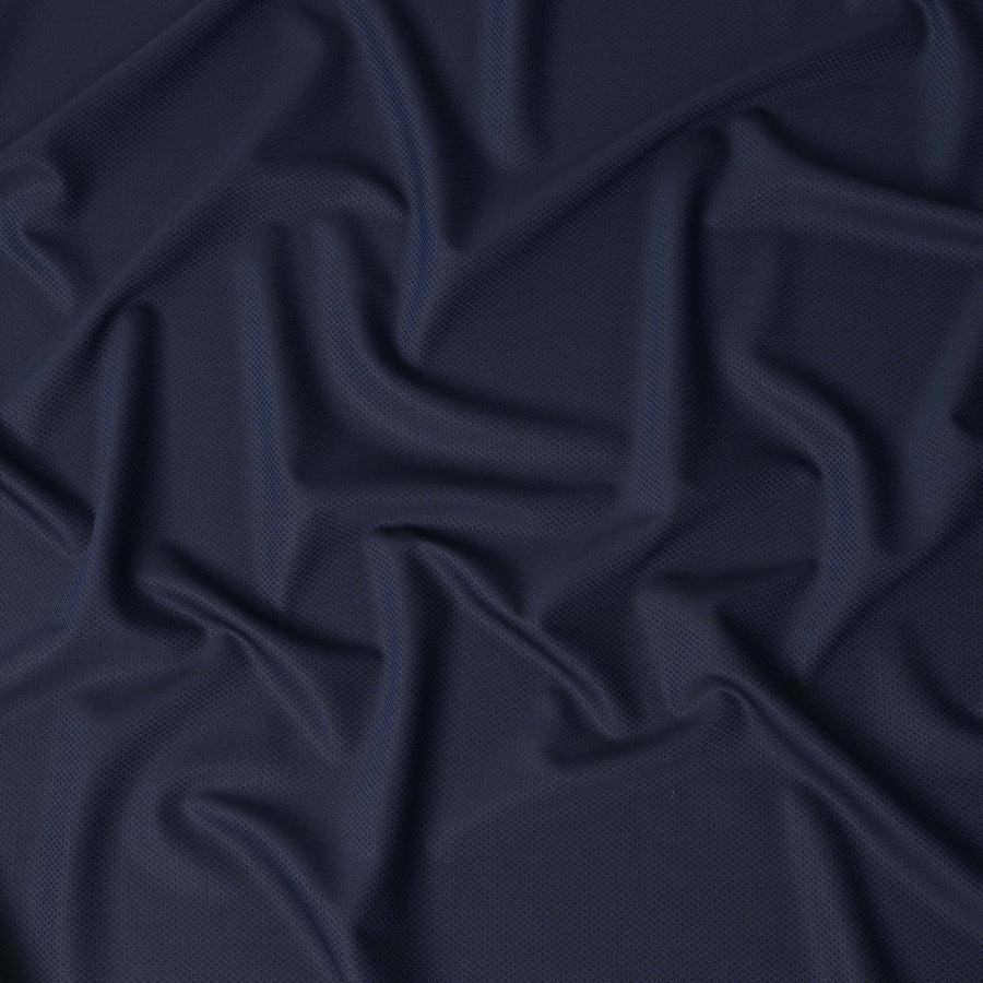 Super 130 Blue Italian Wool Suiting Fabric 150cm