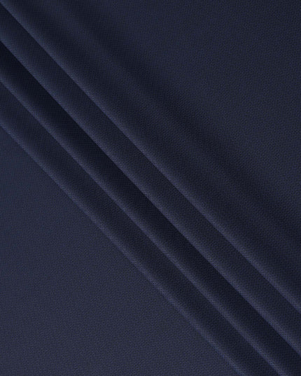 Super 130 Blue Italian Wool Suiting Fabric 150cm